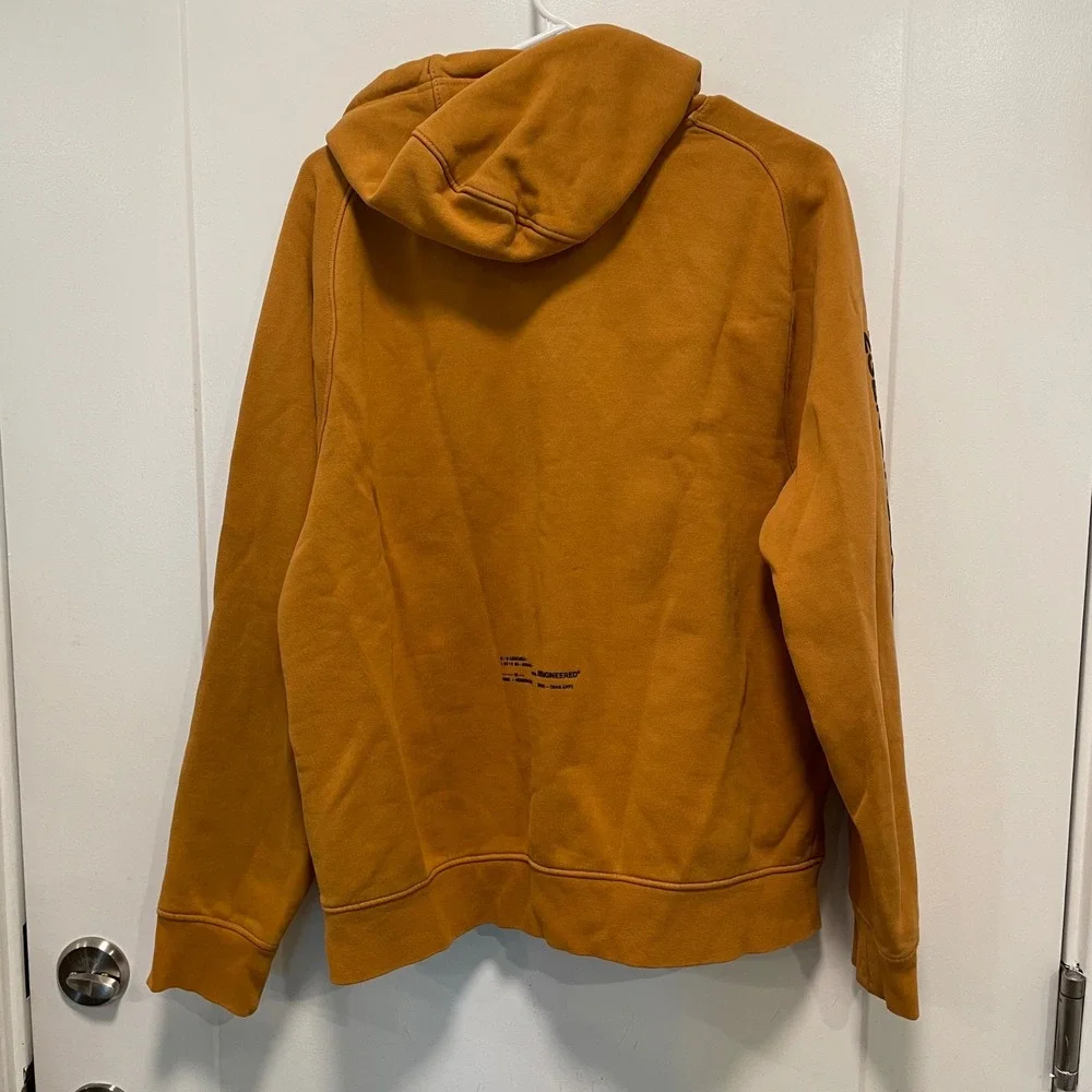 Jordan 23 Engineered Hoodie Mens Large Orange Fleece Pullover CV2784-833